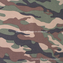 Cotton Twill Camouflage Fabric for Military Use (16X12/108X56)